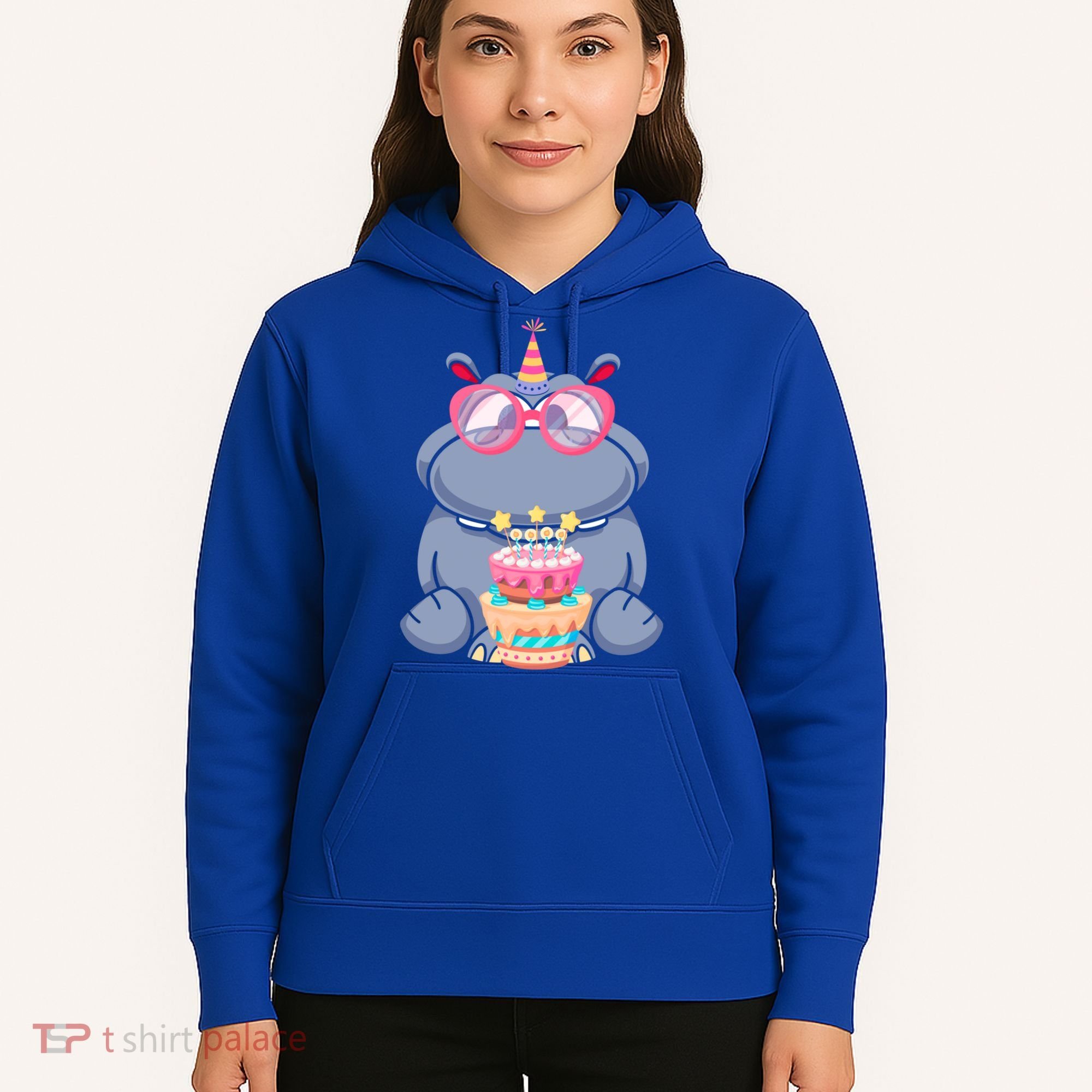 Hippopotamus Birthday Hippo Gift Hoodie