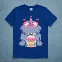 Hippopotamus Birthday Hippo Gift T-Shirt thumb 5