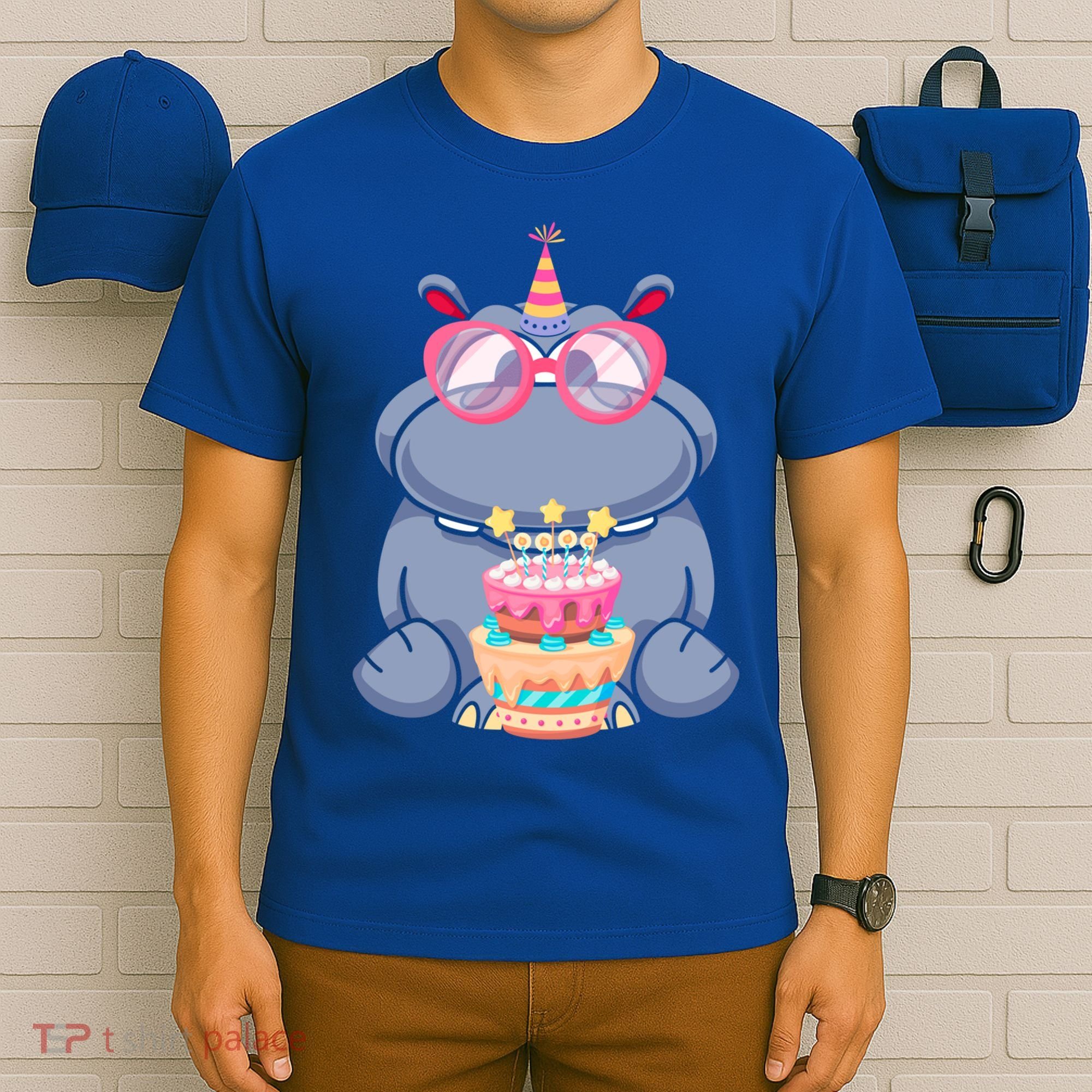Hippopotamus Birthday Hippo Gift T-Shirt