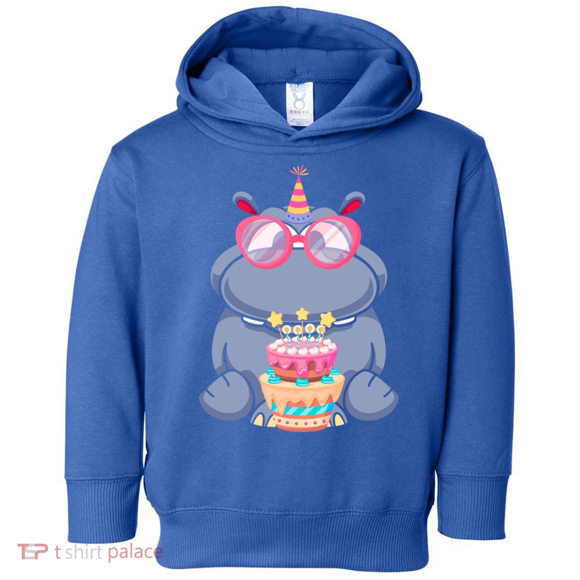 Hippopotamus Birthday Hippo Gift Toddler Hoodie