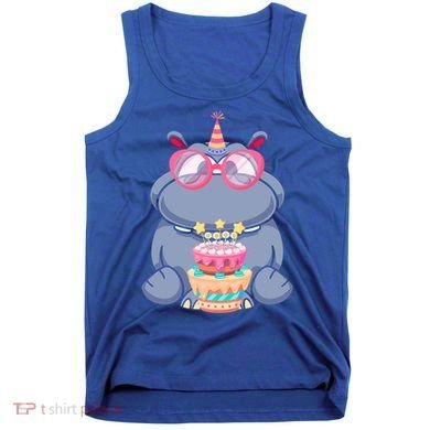 Hippopotamus Birthday Hippo Gift Tank Top