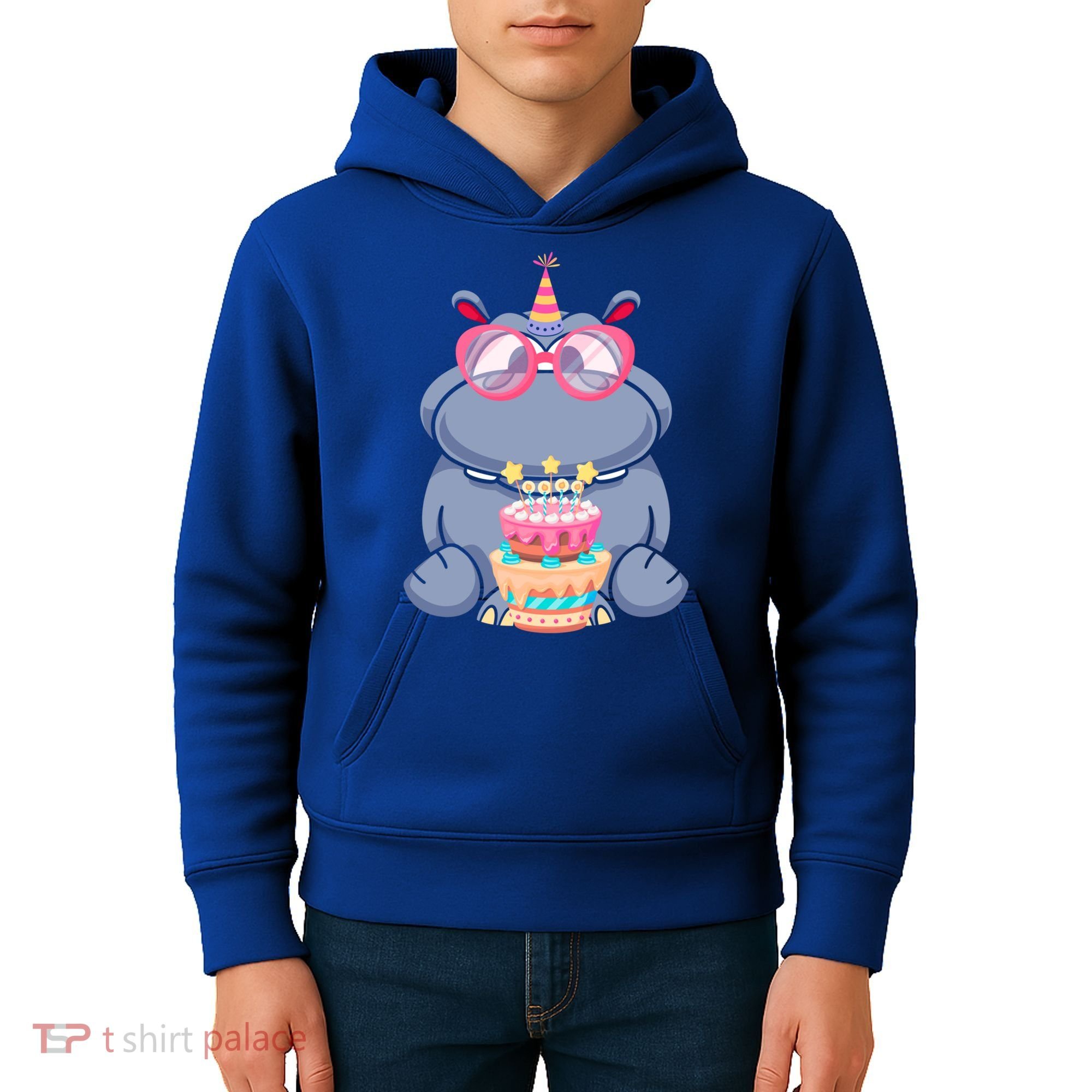 Hippopotamus Birthday Hippo Gift Kids Hoodie