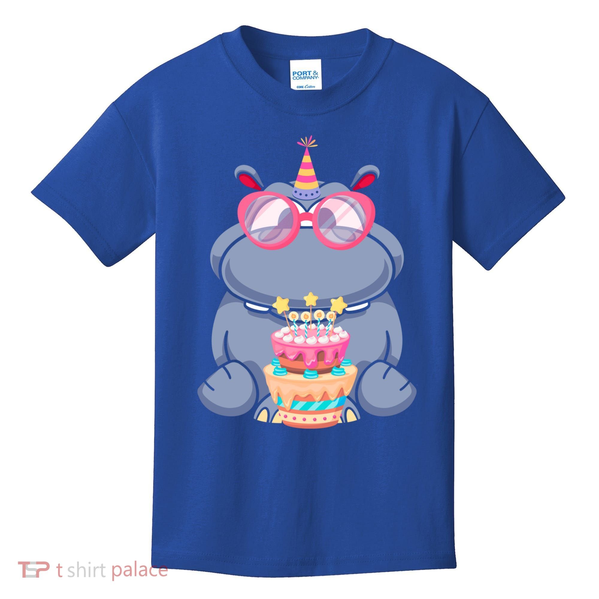 Hippopotamus Birthday Hippo Gift Kids T-Shirt