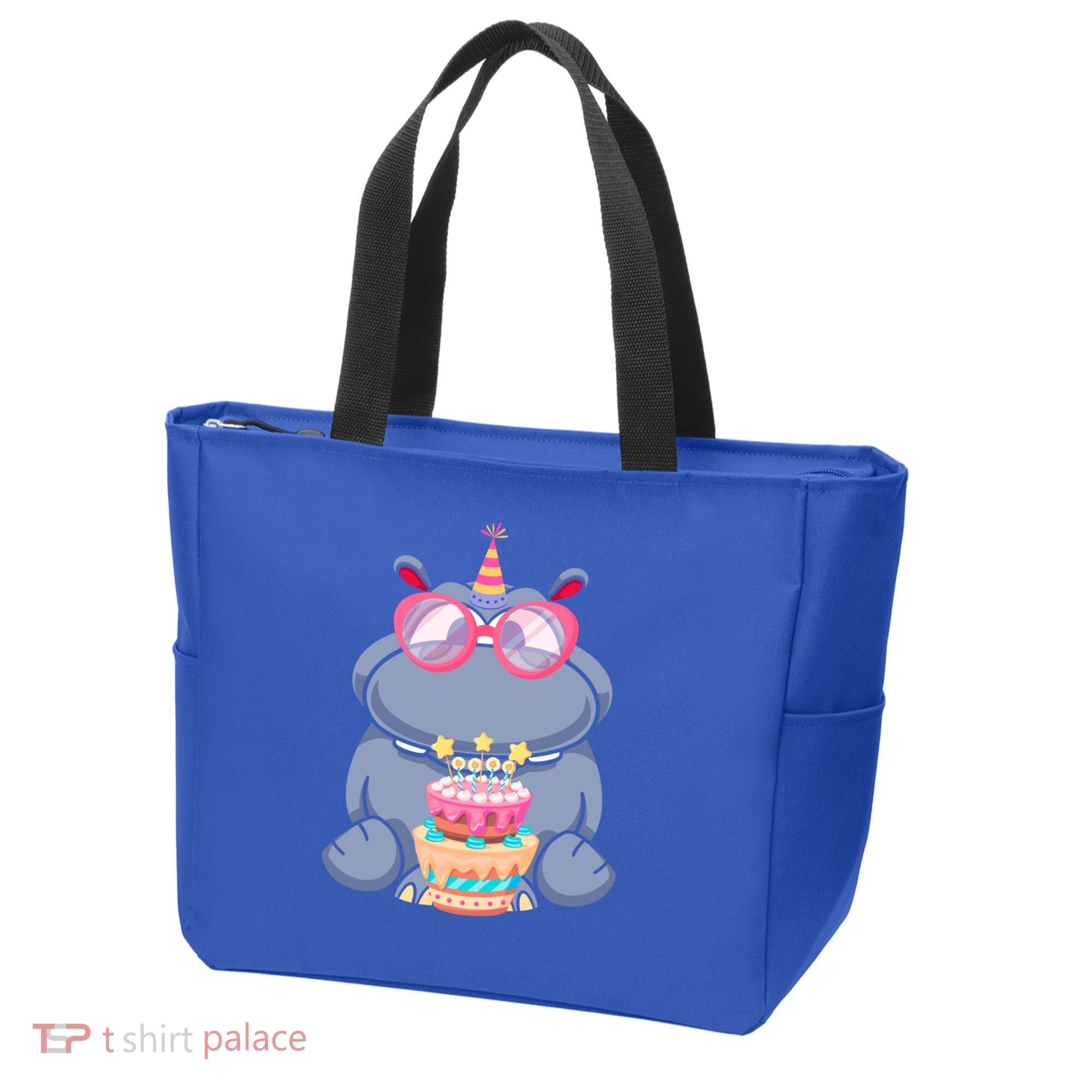Hippopotamus Birthday Hippo Gift Tote Bag