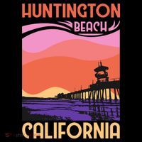 Huntington Beach USA-Made Doggie Bandana thumb 2