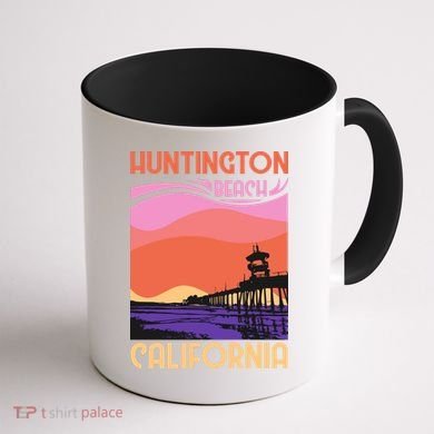 Huntington Beach Coffee Mug back