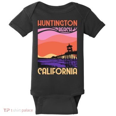 Huntington Beach Baby Bodysuit