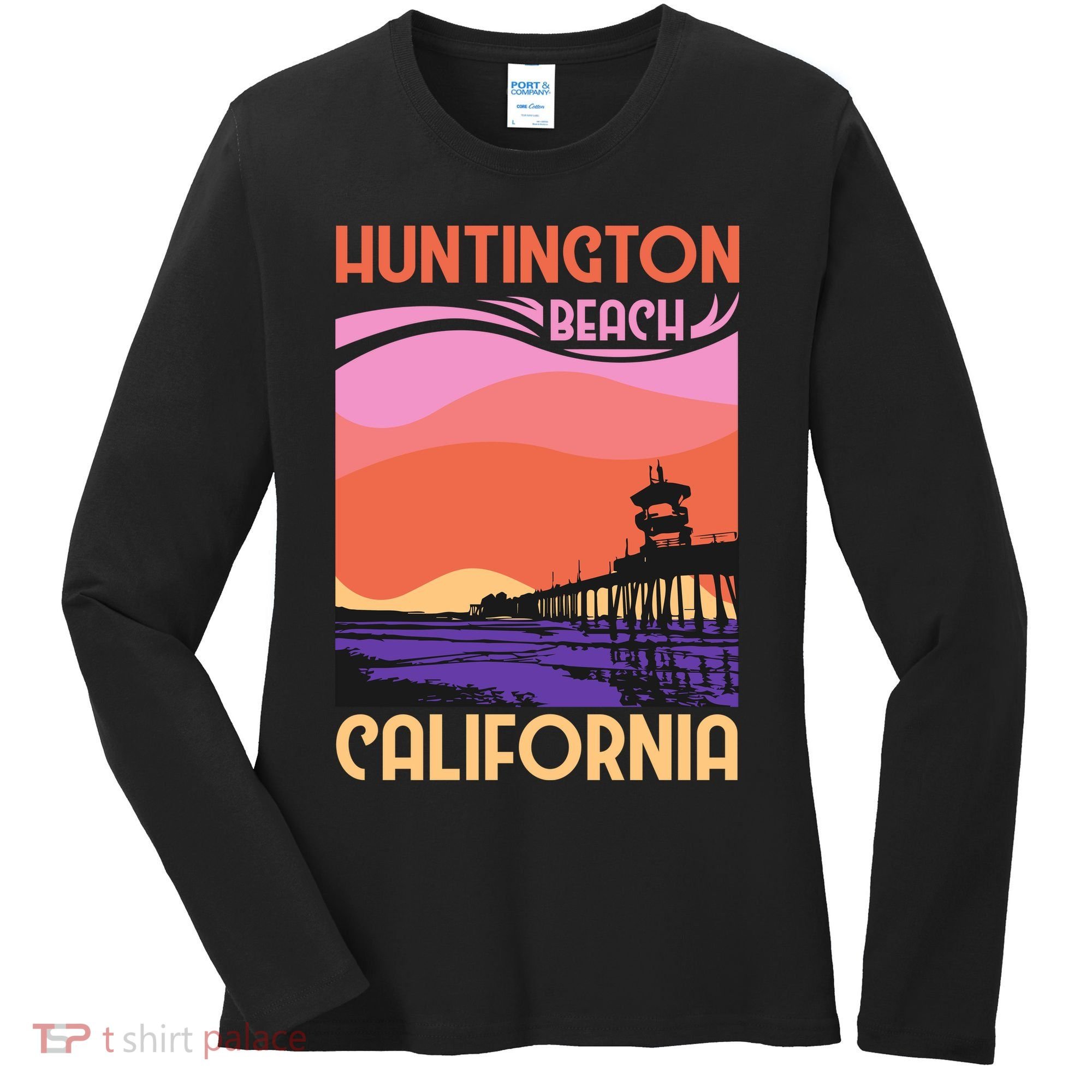 Huntington Beach Women's Long Sleeve Shirt