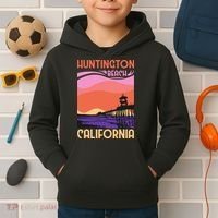Huntington Beach Kids Hoodie thumb 2