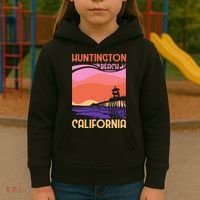 Huntington Beach Kids Hoodie thumb 3