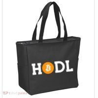 Hodl Bitcoin Hodl Hold Btc Coin Crypto Trader Freedom Gift Tote Bag thumb 2