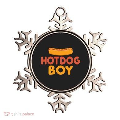 Hotdog Boy Hotdog Lover Gift Ornament