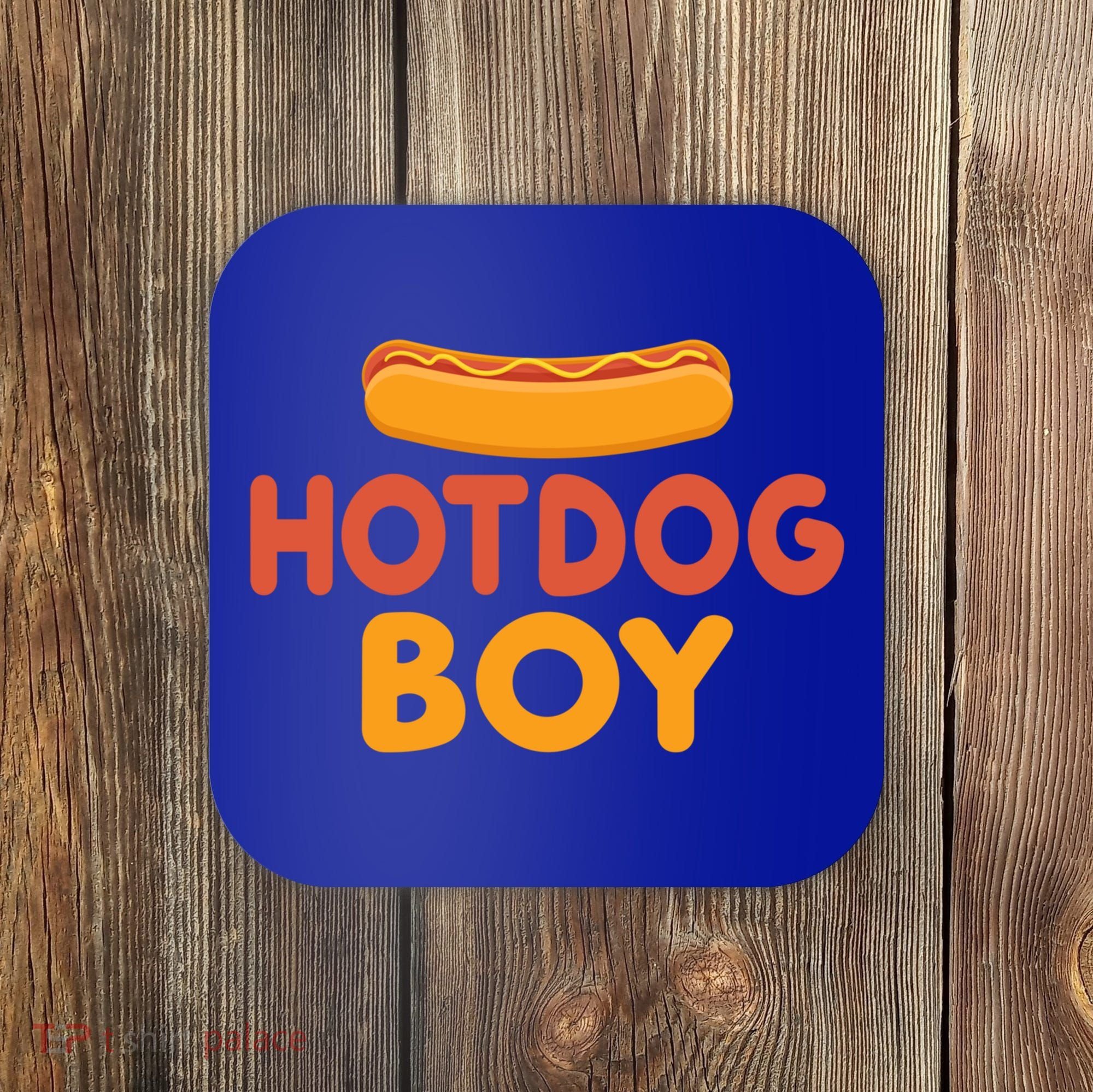 Hotdog Boy Hotdog Lover Gift Coaster