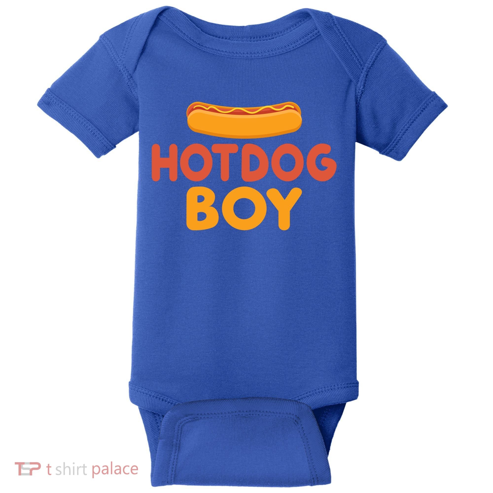 Hotdog Boy Hotdog Lover Gift Baby Bodysuit