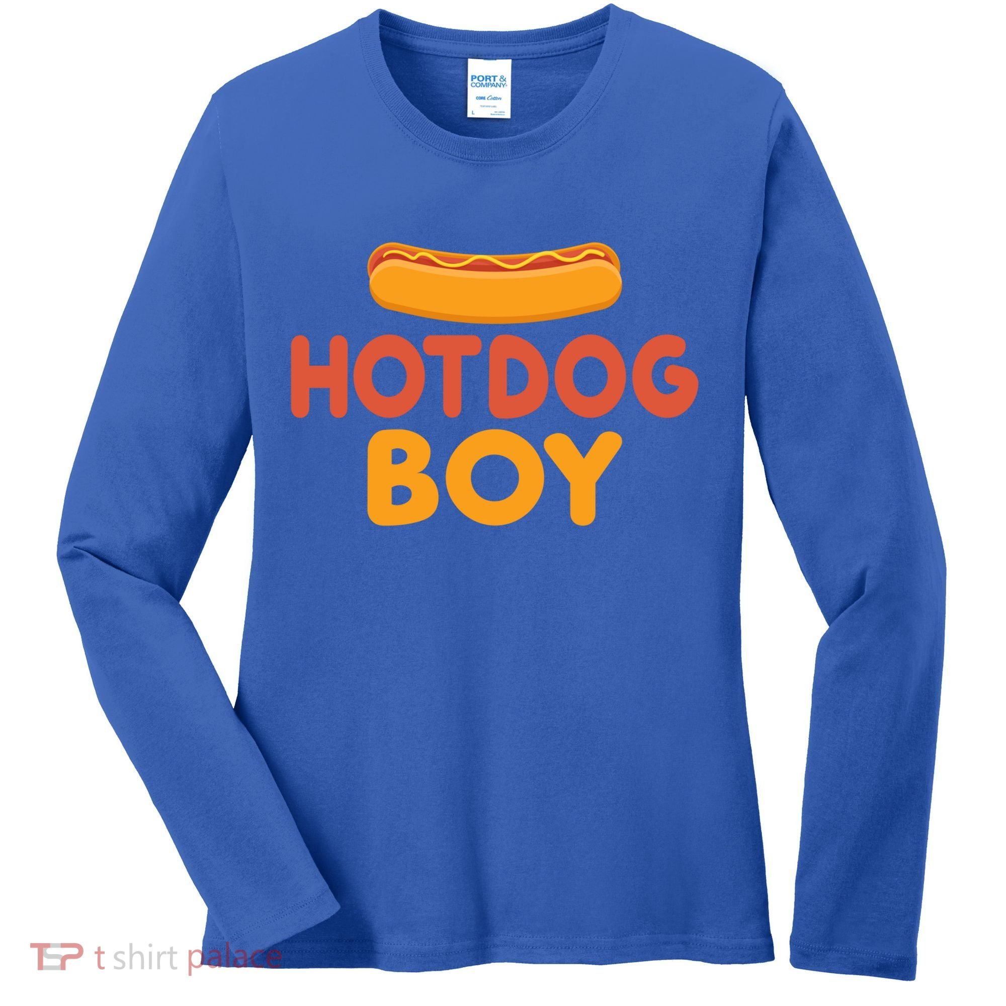 Hotdog Boy Hotdog Lover Gift Women's Long Sleeve Shirt