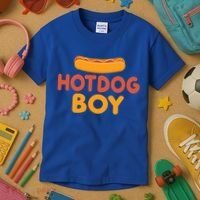 Hotdog Boy Hotdog Lover Gift Kids T-Shirt thumb 3