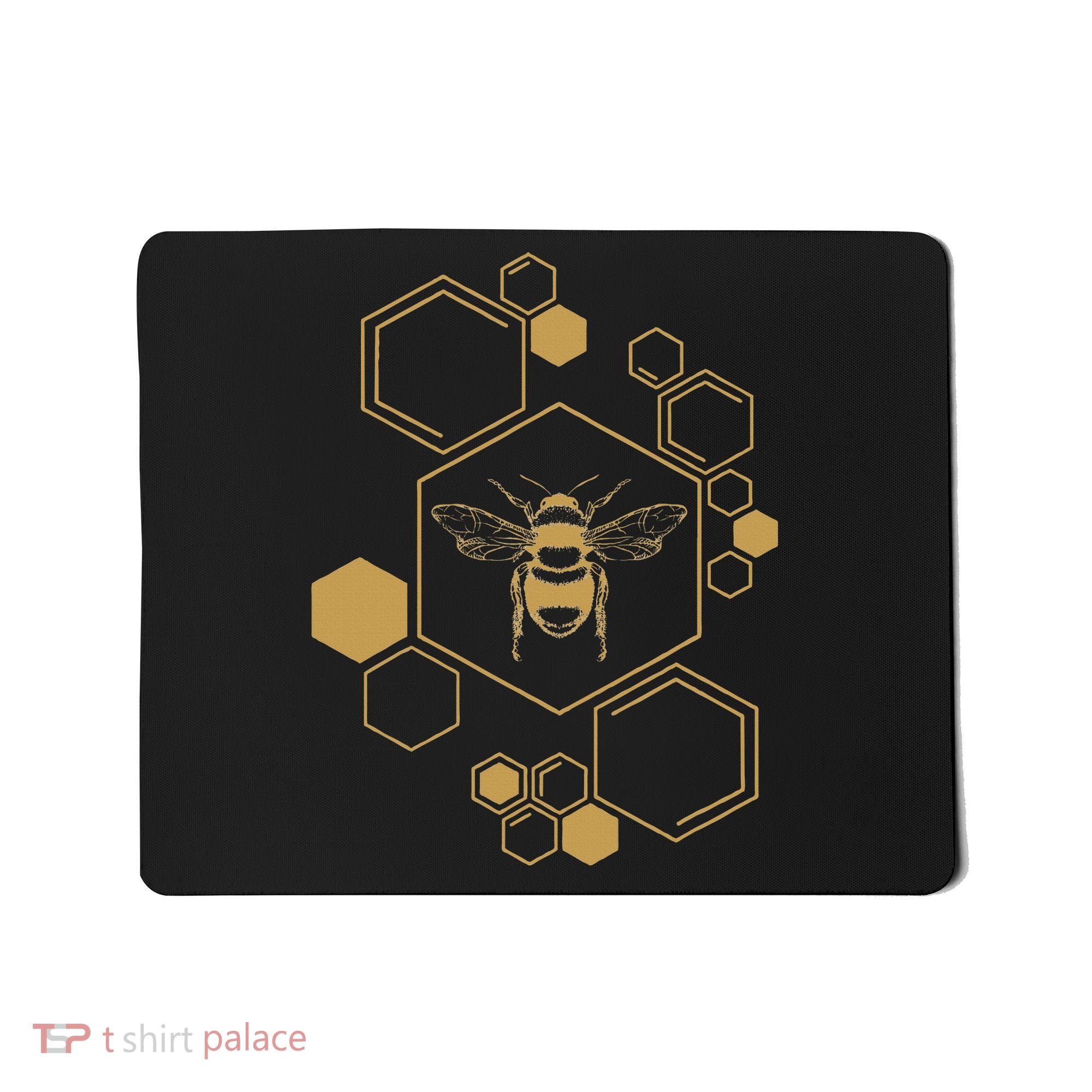 Honey Bee Hive Honeycomb Beekeeping Beekeeper Gift Mousepad