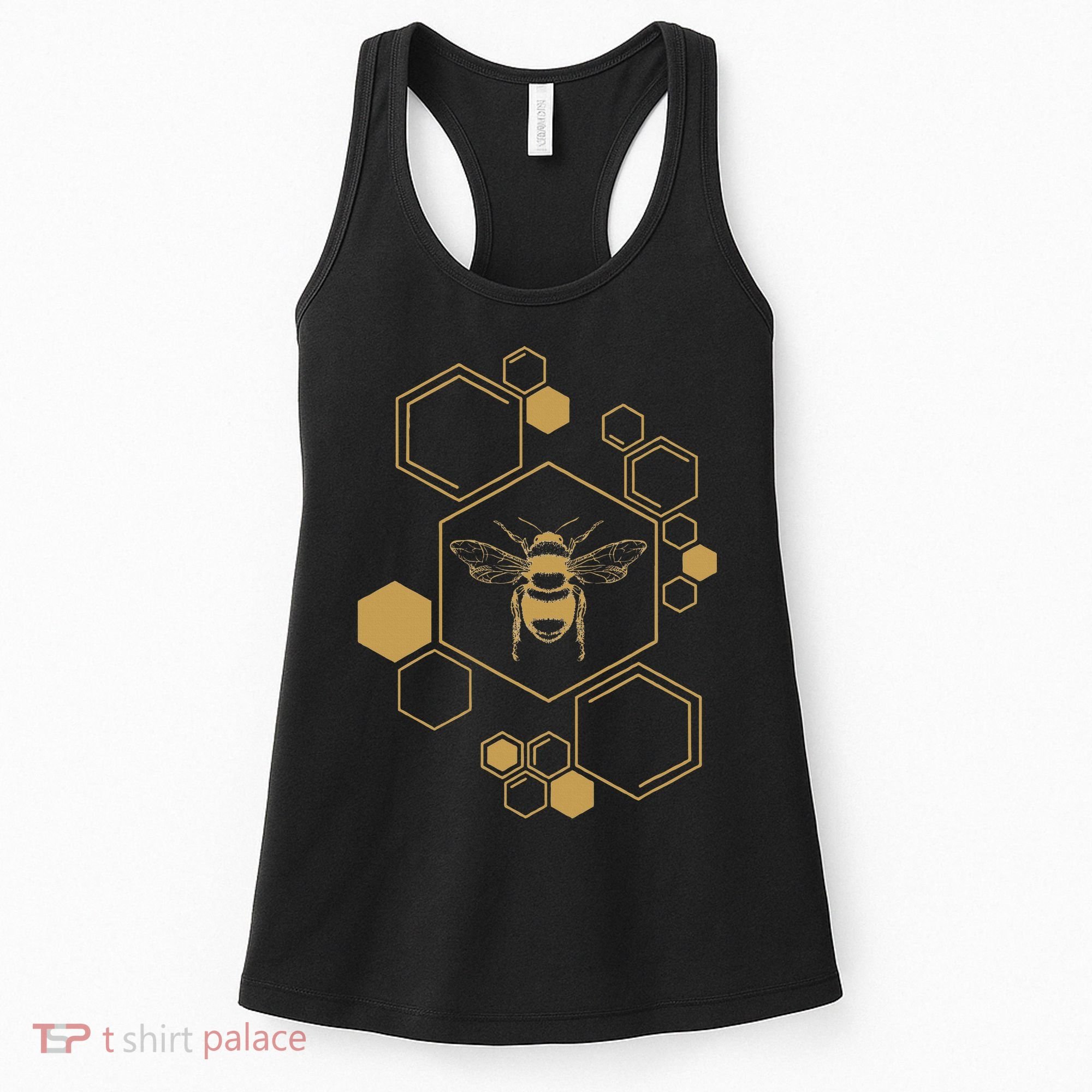 Honey Bee Hive Honeycomb Beekeeping Beekeeper Gift Women's Tank Top