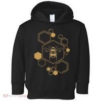 Honey Bee Hive Honeycomb Beekeeping Beekeeper Gift Toddler Hoodie thumb 0