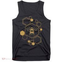 Honey Bee Hive Honeycomb Beekeeping Beekeeper Gift Tank Top thumb 0