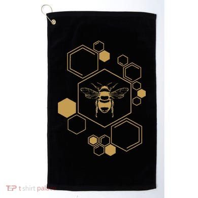 Honey Bee Hive Honeycomb Beekeeping Beekeeper Gift Golf Towel