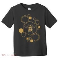 Honey Bee Hive Honeycomb Beekeeping Beekeeper Gift Toddler T-Shirt thumb 0