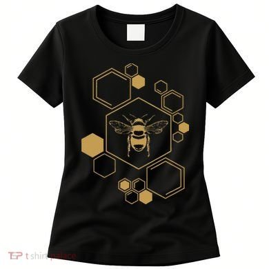 Honey Bee Hive Honeycomb Beekeeping Beekeeper Gift Women's T-Shirt