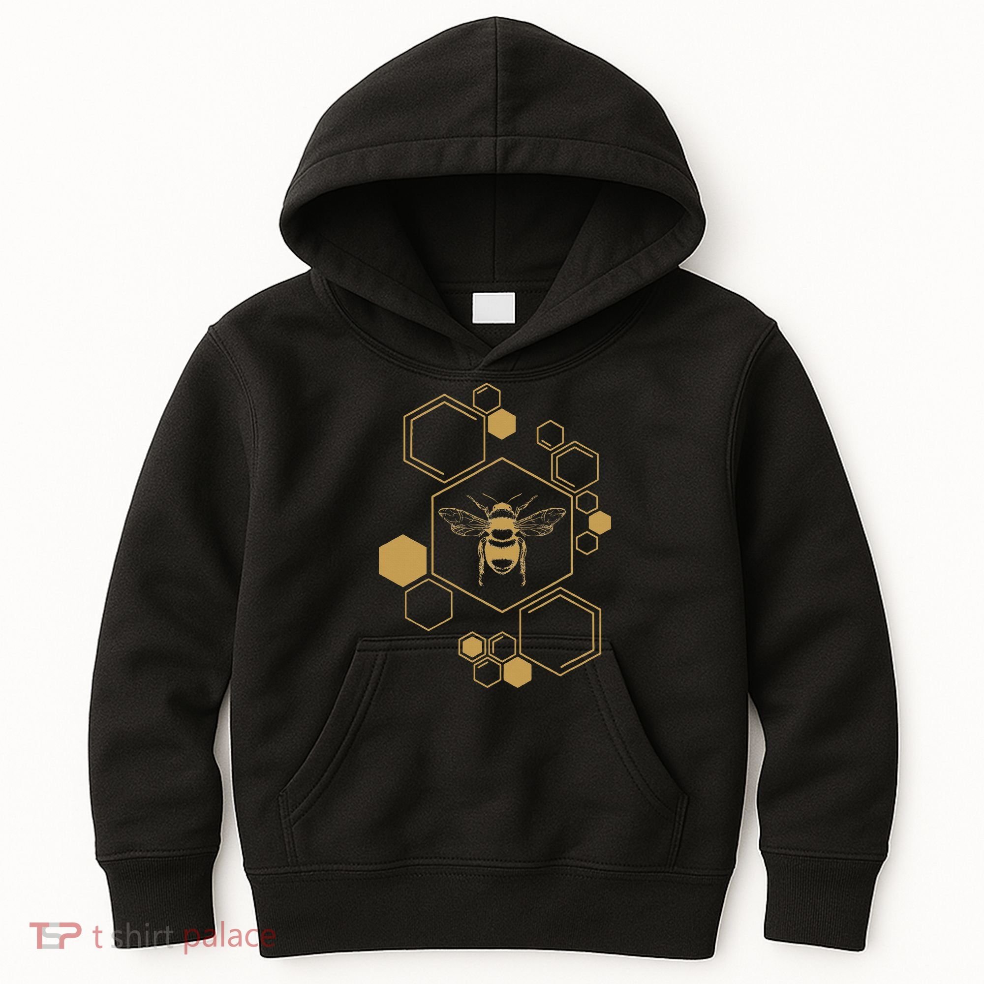 Honey Bee Hive Honeycomb Beekeeping Beekeeper Gift Kids Hoodie