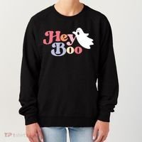 Hey Boo Halloween Great Gift Funny Ghost Boo Halloween Costume Gift Women's Sweatshirt thumb 0