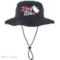 Hey Boo Halloween Great Gift Funny Ghost Boo Halloween Costume Gift Bucket Hat thumb 0