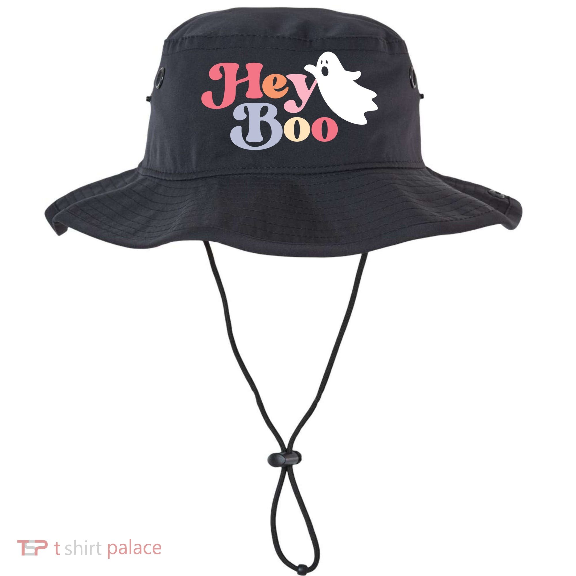 Hey Boo Halloween Great Gift Funny Ghost Boo Halloween Costume Gift Bucket Hat
