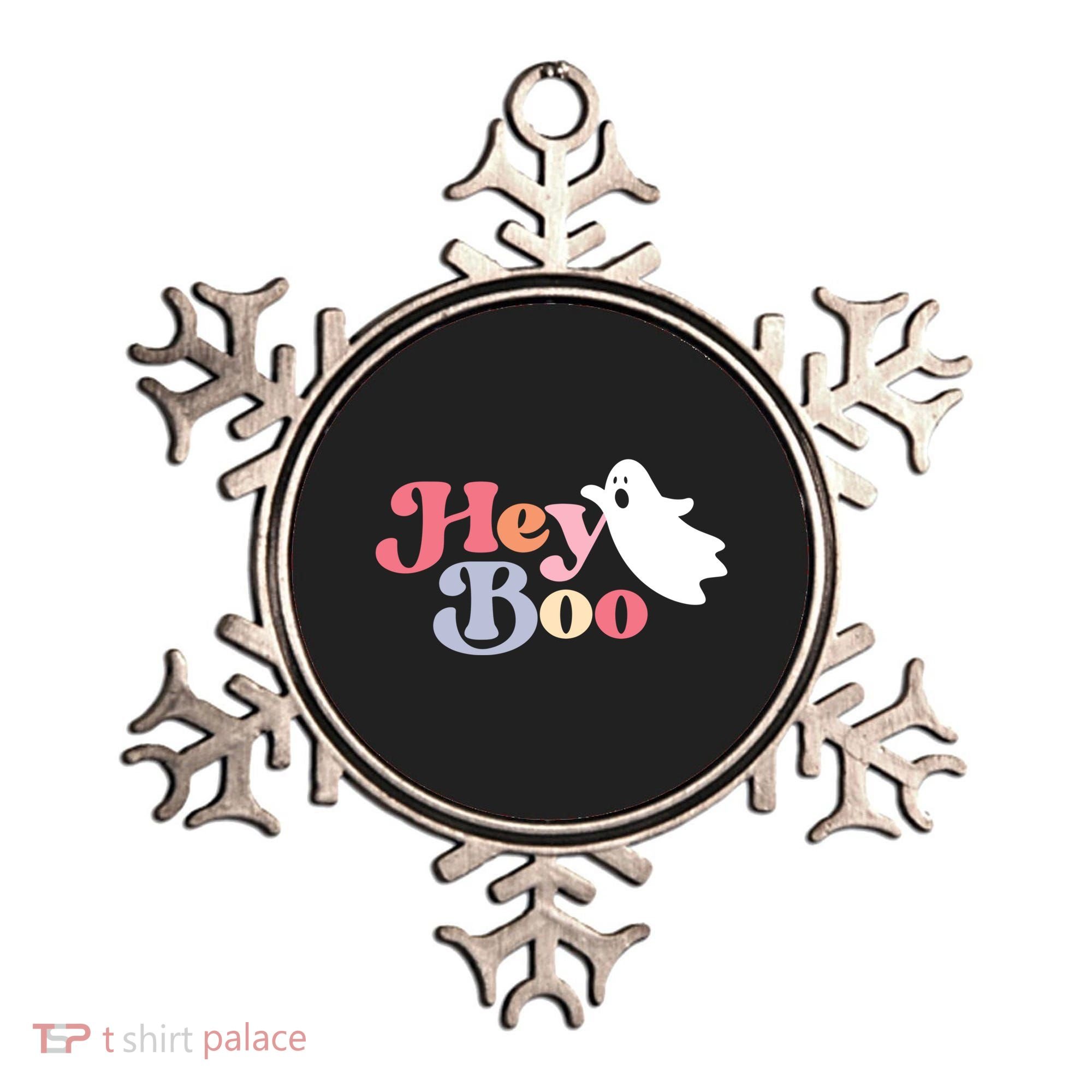Hey Boo Halloween Great Gift Funny Ghost Boo Halloween Costume Gift Ornament