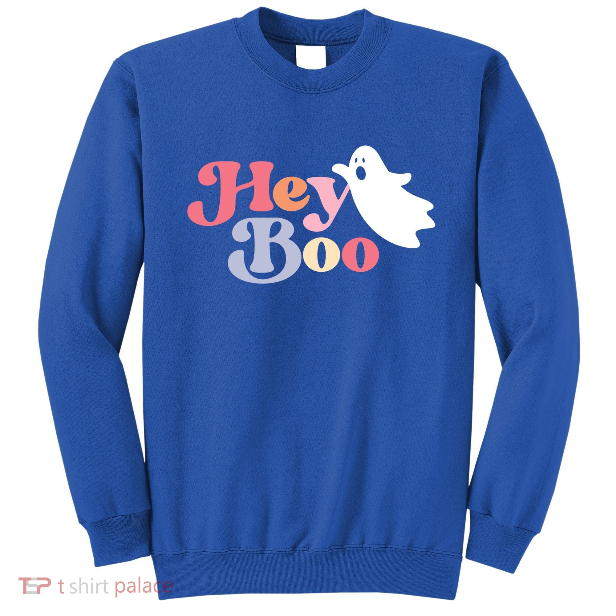 Hey Boo Halloween Great Gift Funny Ghost Boo Halloween Costume Gift Sweatshirt