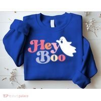 Hey Boo Halloween Great Gift Funny Ghost Boo Halloween Costume Gift Sweatshirt thumb 2