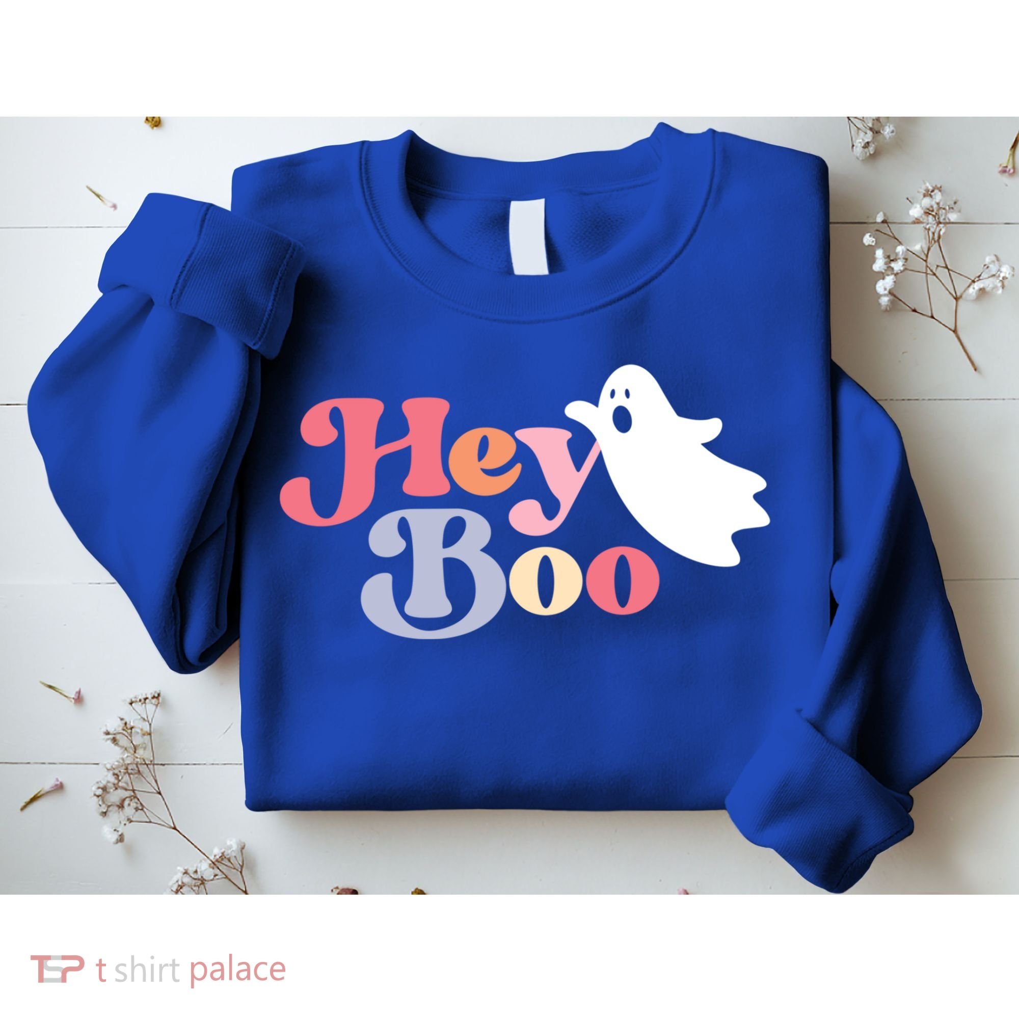Hey Boo Halloween Great Gift Funny Ghost Boo Halloween Costume Gift Sweatshirt