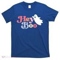 Hey Boo Halloween Great Gift Funny Ghost Boo Halloween Costume Gift T-Shirt thumb 0