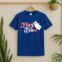 Hey Boo Halloween Great Gift Funny Ghost Boo Halloween Costume Gift T-Shirt thumb 2