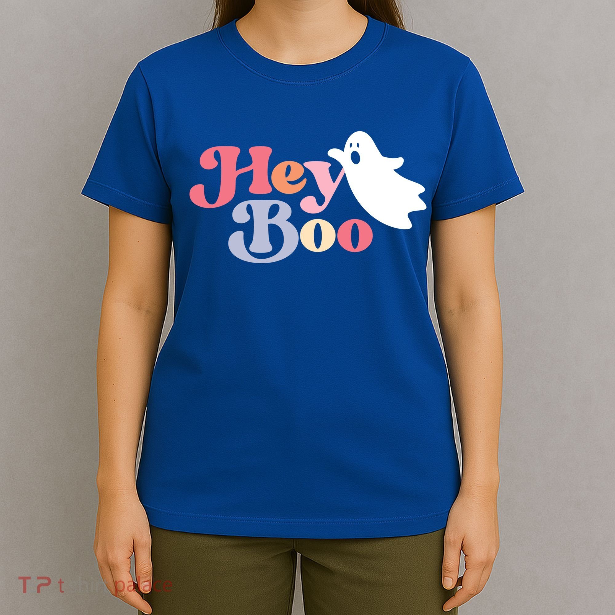 Hey Boo Halloween Great Gift Funny Ghost Boo Halloween Costume Gift T-Shirt