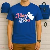 Hey Boo Halloween Great Gift Funny Ghost Boo Halloween Costume Gift T-Shirt thumb 6