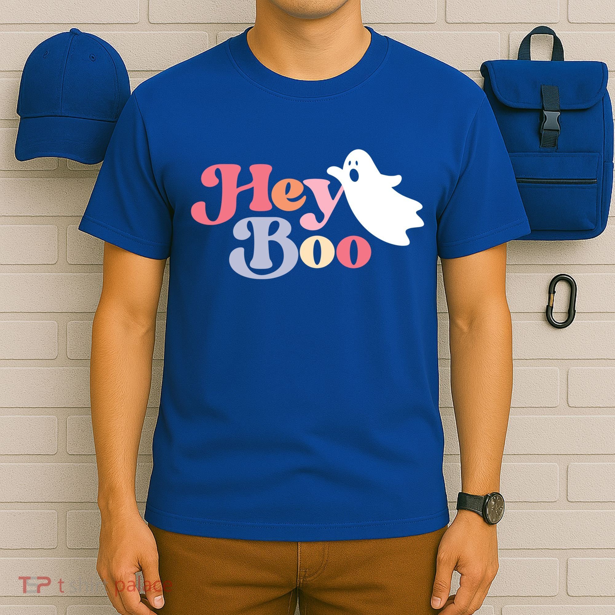 Hey Boo Halloween Great Gift Funny Ghost Boo Halloween Costume Gift T-Shirt