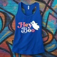 Hey Boo Halloween Great Gift Funny Ghost Boo Halloween Costume Gift Women's Tank Top thumb 3