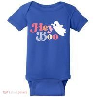 Hey Boo Halloween Great Gift Funny Ghost Boo Halloween Costume Gift Baby Bodysuit thumb 0