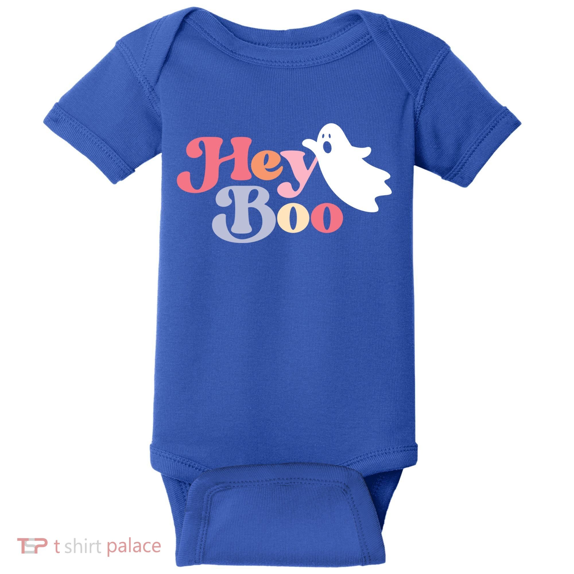 Hey Boo Halloween Great Gift Funny Ghost Boo Halloween Costume Gift Baby Bodysuit