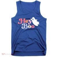 Hey Boo Halloween Great Gift Funny Ghost Boo Halloween Costume Gift Tank Top thumb 0