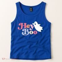 Hey Boo Halloween Great Gift Funny Ghost Boo Halloween Costume Gift Tank Top thumb 2