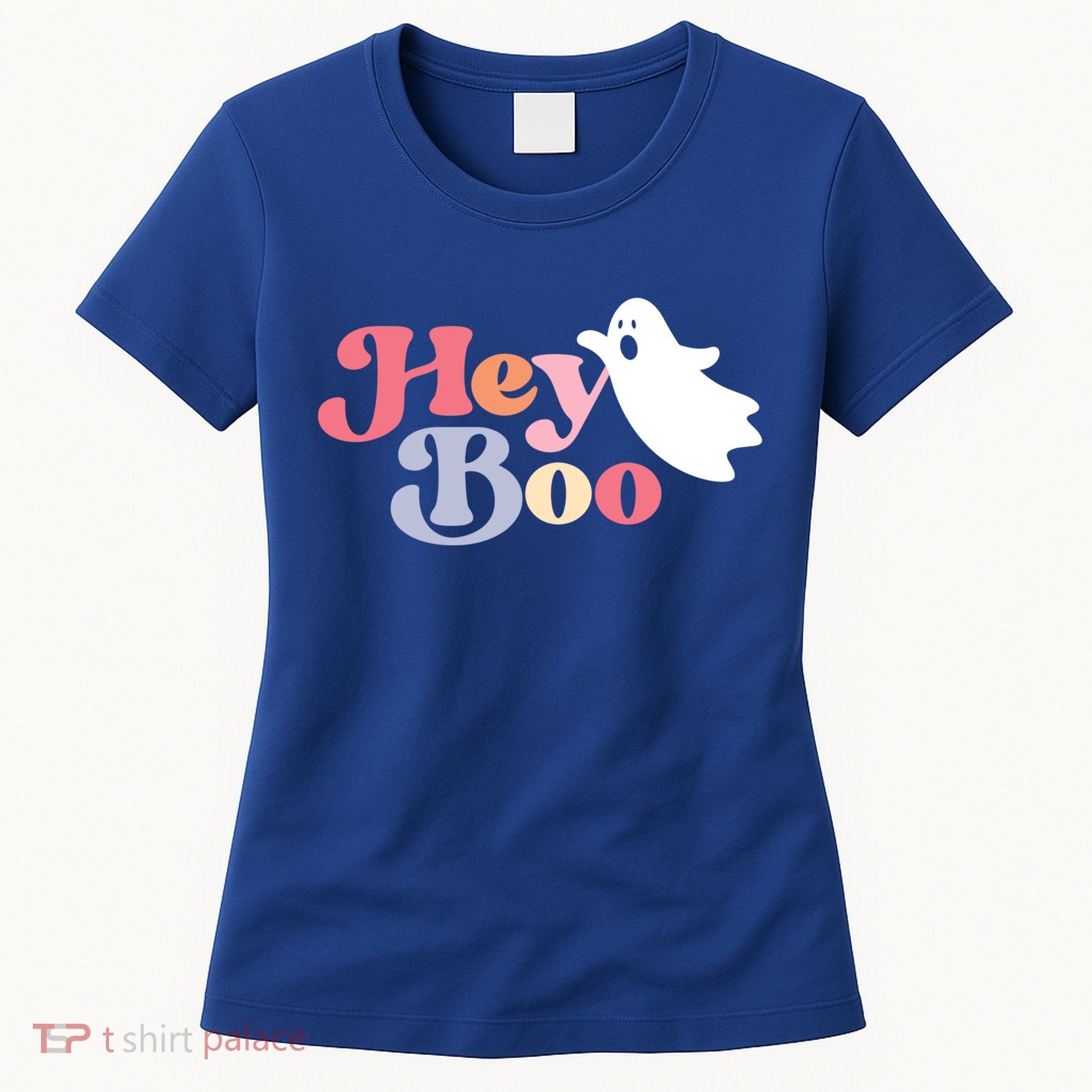 Hey Boo Halloween Great Gift Funny Ghost Boo Halloween Costume Gift Women's T-Shirt
