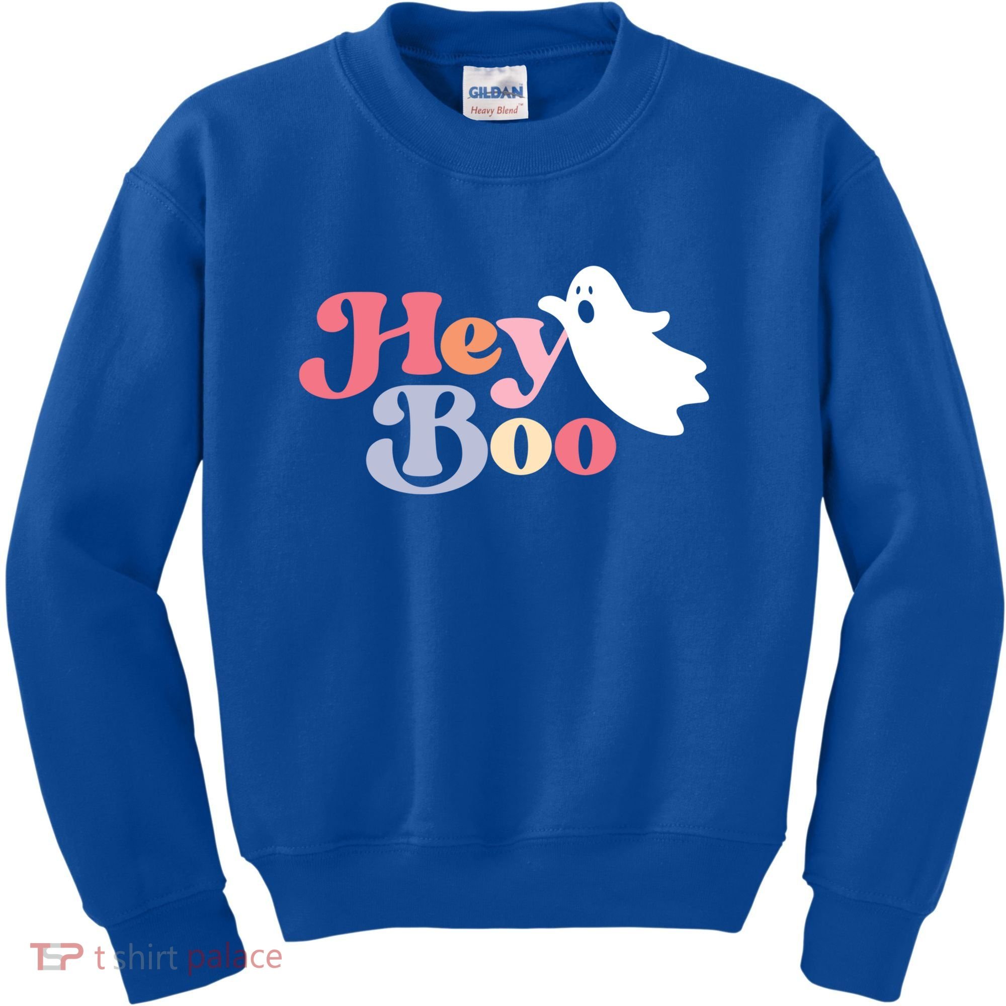 Hey Boo Halloween Great Gift Funny Ghost Boo Halloween Costume Gift Kids Sweatshirt
