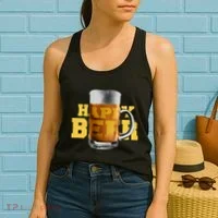Happy Beer Women's Tank Top thumb 2