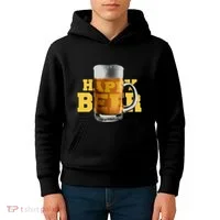 Happy Beer Kids Hoodie thumb 4