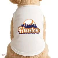 Houston Baseball Doggie Tank thumb 0